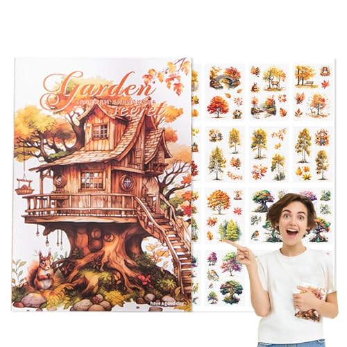 Jiimhte Garten-Journaling-Aufkleber, Tagebuch-Aufkleberbuch, 20 Blatt Gartenblumen-Aufkleber, Journaling Supplies Blumen Ästhetisches Aufkleberbuch für Glas, Handyhülle, Gepäck Jiimhte Garten-Journaling-Aufkleber, Tagebuch-Aufkleberbuch, 20 Blatt Gartenblumen-Aufkleber, Journaling Supplies Blumen Ästhetisches Aufkleberbuch für Glas, Handyhülle, Gepäck von Jiimhte