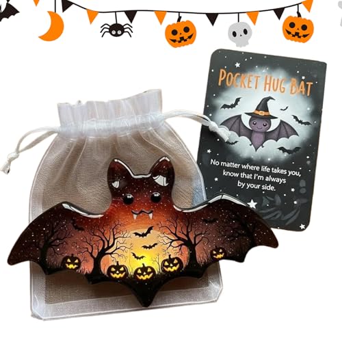 Jiimhte Halloween-Mini-Karten, niedlicher Charme mit Mini-Ermutigungskarte, Halloween-Party-Dekoration für Kinderzimmer, Klassenzimmer, Büro, Schlafsaal, Schule, Wohnung von Jiimhte