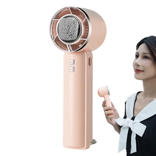 Jiimhte Reise Handgehaltener Ventilator | 5 Geschwindigkeitsstufen Handventilator Tragbar - 2000mAh USB Aufladbar Starker Wind Für Reisen Zuhause Wandern Pendeln Jiimhte Reise Handgehaltener Ventilator | 5 Geschwindigkeitsstufen Handventilator Tragbar - 2000mAh USB Aufladbar Starker Wind Für Reisen Zuhause Wandern Pendeln von Jiimhte
