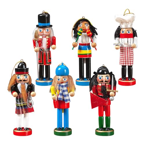 Jiimhte Weihnachtlicher Nussknacker, kleine weihnachtliche Nussknacker-Figuren, Sammlerstücke, Tischaufsätze für Kamin, Fenster, Innenregal, Schreibtisch, Büro, , Wohnzimmer Jiimhte Weihnachtlicher Nussknacker, kleine weihnachtliche Nussknacker-Figuren, Sammlerstücke, Tischaufsätze für Kamin, Fenster, Innenregal, Schreibtisch, Büro, , Wohnzimmer von Jiimhte