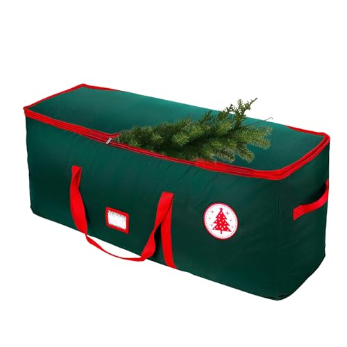 Jiimhte Weihnachtsbaum-Aufbewahrungsbox, 600D Oxford, wasserdichte Weihnachtsbaumabdeckung, Organizer-Box, Behälter für bis zu 2,3 m hohe künstliche Verpackung, Kleidung, Wohnheim, College, Garage Jiimhte Weihnachtsbaum-Aufbewahrungsbox, 600D Oxford, wasserdichte Weihnachtsbaumabdeckung, Organizer-Box, Behälter für bis zu 2,3 m hohe künstliche Verpackung, Kleidung, Wohnheim, College, Garage von Jiimhte