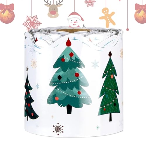 Jiimhte Weihnachtsbaum Klassenzimmer Pinnwand | 18 Meter Weihnachts Grenze Aufkleber | Zuhause für Türen Wände Fenster Raum Klassenzimmer Schreibtisch Erntedankfest von Jiimhte