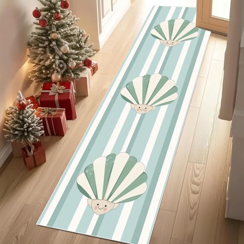 Jijliczc Karikatur Hülse Teppich Läufer rutschfest Waschbar Meerestiere Patchwork Bar Flurteppich Küchenteppich 80x240 cm, Teppichläufer für Bettvorleger Wohnraum Flur Waschküche Jijliczc Karikatur Hülse Teppich Läufer rutschfest Waschbar Meerestiere Patchwork Bar Flurteppich Küchenteppich 80x240 cm, Teppichläufer für Bettvorleger Wohnraum Flur Waschküche von Jijliczc