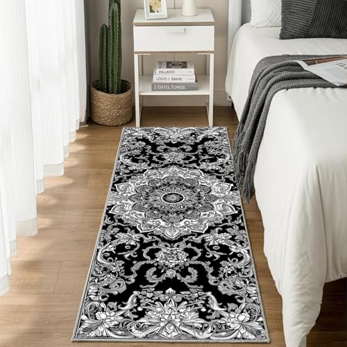 Jijliczc Retro Mandala Blumen Teppich Läufer Flur Ländlich Böhmen Pflanzendrucke Teppichläufer Küchenläufer Carpet rutschfest Waschbar für Bettvorleger Flur Küche Waschküche 80x180 cm Jijliczc Retro Mandala Blumen Teppich Läufer Flur Ländlich Böhmen Pflanzendrucke Teppichläufer Küchenläufer Carpet rutschfest Waschbar für Bettvorleger Flur Küche Waschküche 80x180 cm von Jijliczc