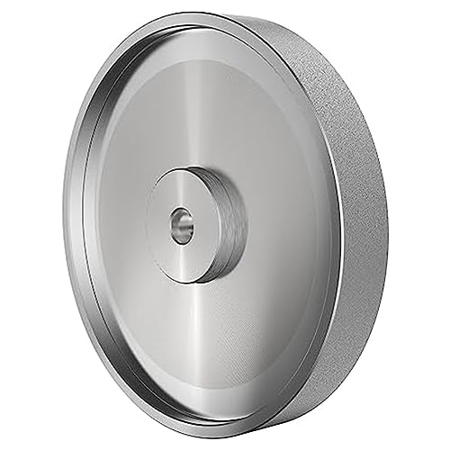 Jikoiuty 1 Stück CBN-Schleifscheibe mit 6 Durchmesser X 1 Breite X 1/2 Bohrung zum Schärfen Von Drechselwerkzeugen und Tischschleifern (Körnung 600) von Jikoiuty