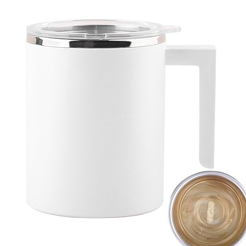 Automatische magnetische Rühr-Kaffeetasse | Selbstumrührende Gläser mit LED-Leuchten - Edelstahlbecher Elektrische Magnetflaschen 500 mAh wiederaufladbar über Jildouf von Jildouf