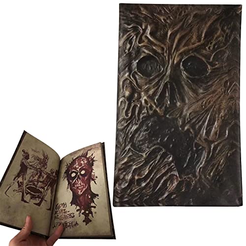 Necronomicon Evil Dead Book, Harz-Notizbuch-Dekorationen, Horrorfilm-Requisitengeschenke, Evil Dead Spellbook, Hardcover-Notizbuch-Dekoration von Jildouf