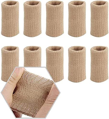 Jilibaba Kompressionsbandage für Finger, elastisch, zur Linderung von Schmerzen, Schwielen, Arthritis, 10 Stück von Jilibaba