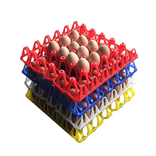 10 Stück Kunststoff-Eierschalen für 30 Eier Eierhalter Eierablage in 4 Farben von Jilijia