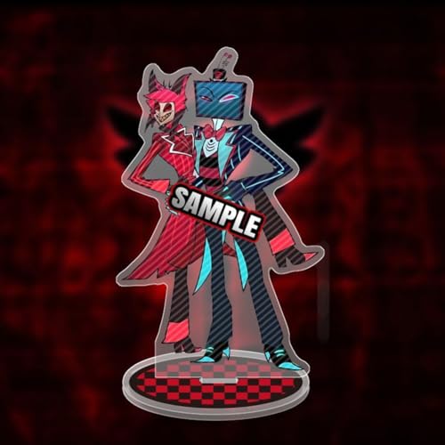 Jilijia Anime Hazbin Hotel Alastor/Angel Dust Acryl Stehfigur doppelseitig transparent Ständer Miniatur-Actionfigur Desktop-Dekoration 15 cm Jilijia Anime Hazbin Hotel Alastor/Angel Dust Acryl Stehfigur doppelseitig transparent Ständer Miniatur-Actionfigur Desktop-Dekoration 15 cm von Jilijia