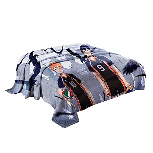 Jilijia Haikyuu Decke Decken Große Bett Fleece Decken Super Weich Flauschig Warm Mikrofaser Solide Decke von Jilijia
