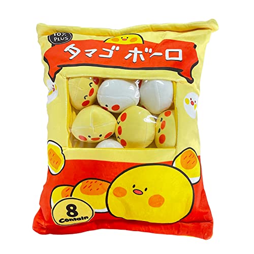 Jilijia Tier Plüsch Kissen Teddybär Snack Tasche Kissen Niedliche Katze Weiche Stofftier Bunny Mini Wurfkissen Tier Snack Tasche Kreative Puppe für Jungen Mädchen von Jilijia