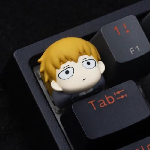 Kageyama Shigeo Anime Keycaps Custom Keyboard Keycap Reigen Arataka Handmade Keycaps for Cherry MX Mechanical Keyboard von Jilijia