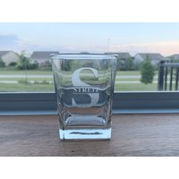 Benutzerdefinierte Geätzte Kurze Becherglas | Whiskyglas von JilliGraphyCreations