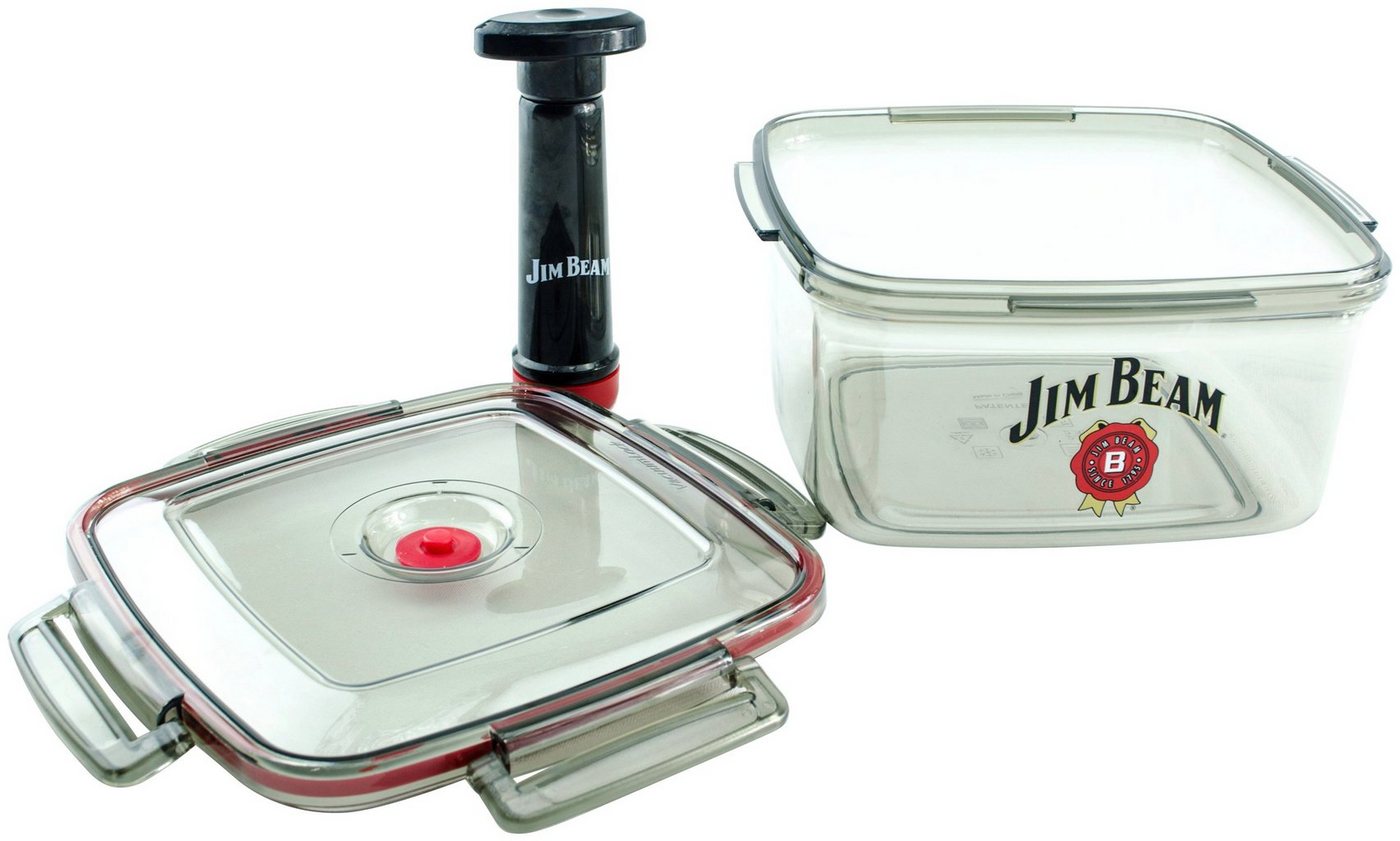 Jim Beam BBQ Vakuumbehälter, Kunststoff, (2-tlg), zum Marinieren von Jim Beam BBQ