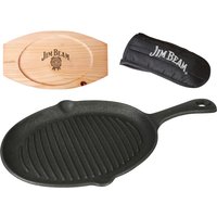 Jim Beam BBQ Grillpfanne, Gusseisen, (Set) von Jim Beam Bbq