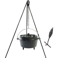 Jim Beam BBQ Grilltopf "Dutch Oven", Gusseisen von Jim Beam Bbq