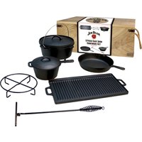 Jim Beam BBQ Topf-Set, Gusseisen, (9 tlg.) von Jim Beam Bbq