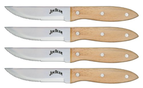 JIM BEAM Steakmesser-Set, 4 tlg. von Jim Beam