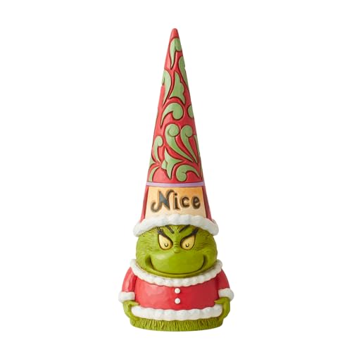 The Grinch By Jim Shore Naughty Nice Grinch Gnome Figurine von Enesco