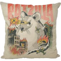 Funny Cool Ratzilla | Throw Pillow Case Gift For Fancy Rat Holders Pet Rats Owners Cute Dangerous Rodent Monster Funny Cool Ratzilla | Throw Pillow Case Gift For Fancy Rat Holders Pet Rats Owners Cute Dangerous Rodent Monster von Jimbeels
