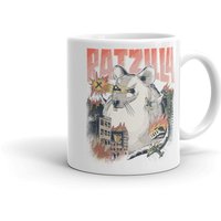 Lustige Ratzilla Kaffeetasse Ratten Geschenk Sprüche Tasse Rattenspruch Weihnachten Lustiger Spruch Becher von Jimbeels