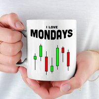 I Love Mondays Tasse Lustiger Börsen Und Börsianer Spruch Aktienhändler Devisenhändler Cfds Forex Futures Daytrader Daytrading Day Trading von JimbeelsGermany