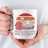 Menschen Sind Mir Suspekt Programmierer Kaffeetasse Nerd Geschenk Sprüche Tasse Coden Freche Kaffee Informatiker von JimbeelsGermany