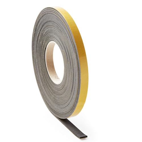Jimmy Gum - Schwarz, 8 x 10 mm - Selbstklebedichtung - Dichtungsstreifen für Türen und Fenster - Zugluftstopper für Fenster und Türen von Jimmy Gum
