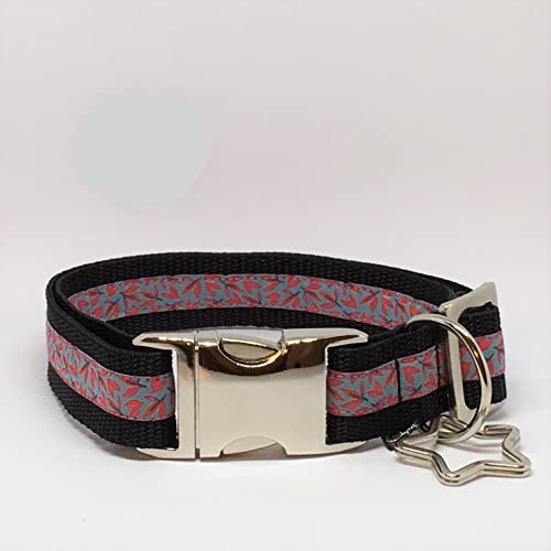 Jimmy und Katz 4260616172140 Hundehalsband Leaves Blätter 35-58 cm x 2.5 cm von Jimmy und Katz