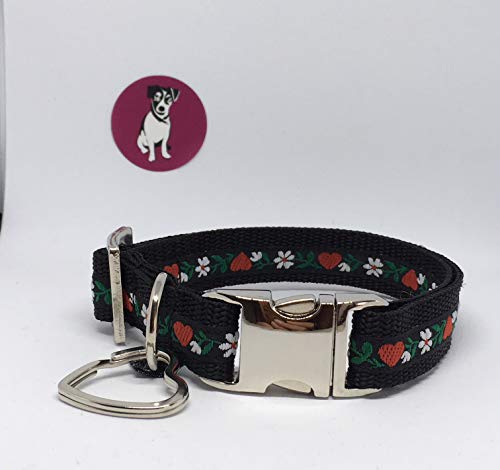 Jimmy und Katz Hundehalsband Herzl 26-40cm x 2cm von Jimmy und Katz