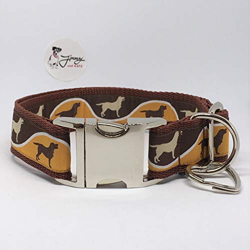 Jimmy und Katz Hundehalsband Labrador 35-60cm x 3cm von Jimmy und Katz