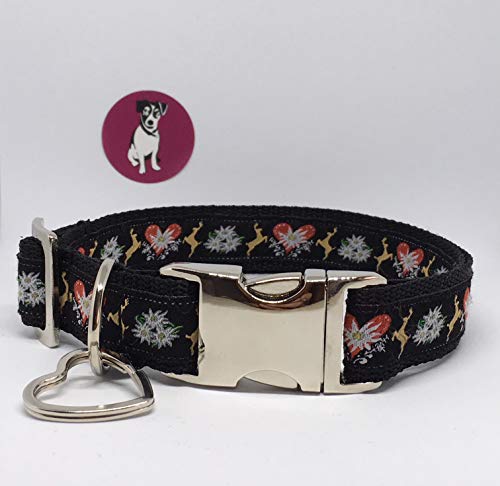 Jimmy und Katz Hundehalsband Trachtenkitz 26–40cm x 2cm von Jimmy und Katz