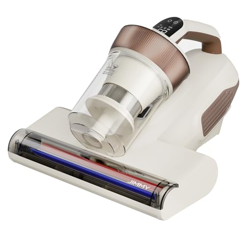 Jimmy Milbensauger für Matratzen 15kPa Matratzensauger mit Staubsensor, Heißluftfunktion, UV-C Licht, Ultraschall-Technik, Milbenstaubsauger für Matratze Sofa Teppichboden- BX6 Lite von Jimmy