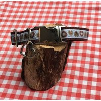 Hundehalsband Alpenliebe Silber von JimmyundKatz