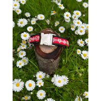 Hundehalsband "Alpenstyle Alpen Alpenlook Rot" von JimmyundKatz