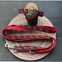 Hundehalsband Set Herzallerliebst Mit Verstellbarer Leine 1, 80M von JimmyundKatz