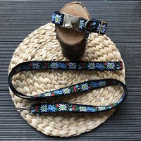 Hundehalsband Set Mit Leine Gebirgsblumen von JimmyundKatz