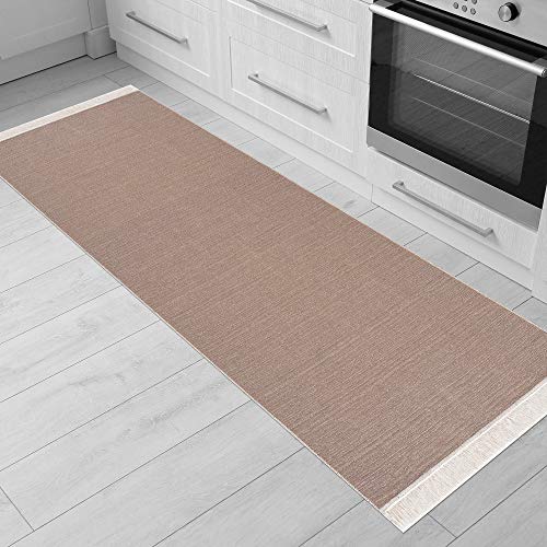 Fashion4Home Teppich Läufer - Tepiche für Wohnzimmer, Schlafzimmer, Küche, Kinderzimmer, Badezimmer - Boho Kelim Teppiche - Läufer Flur Teppich Beige, Größe: 60x180 cm Fashion4Home Teppich Läufer - Tepiche für Wohnzimmer, Schlafzimmer, Küche, Kinderzimmer, Badezimmer - Boho Kelim Teppiche - Läufer Flur Teppich Beige, Größe: 60x180 cm von Jimri