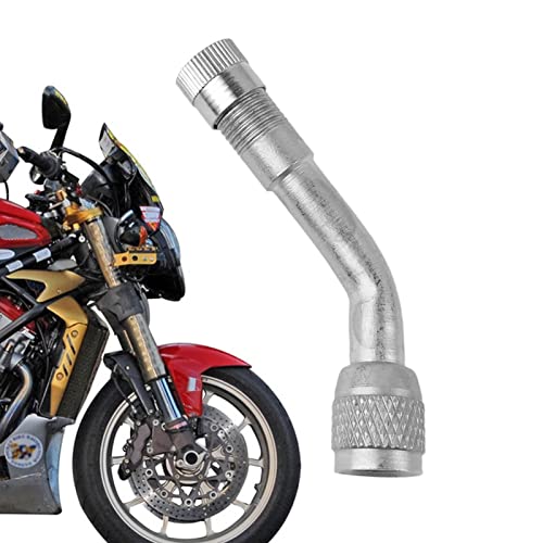 Automatischer Reifenverlängerungsadapter, Universal-Adapter zum Aufpumpen von Luft für Motorrad mit 90-Grad-Winkel – automatische Roller-Verlängerung für Autos, LKWs von Jimtuze