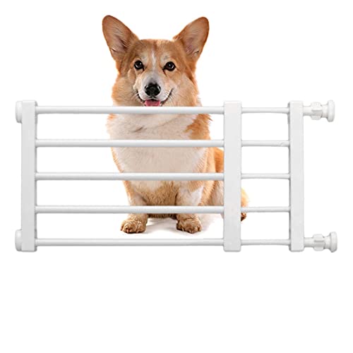 Kurzes Hundegitter - Einziehbares Haustiergitter Niedrige Hundeschutzgitter | Stabile Sicherheitsgitter für Haustiere für Treppen, Türen, Flure, drinnen und draußen Jimtuze von Jimtuze