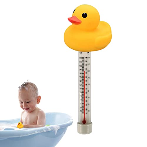Schwimmbadthermometer | Whirlpool-Thermometer,Bruchsicheres schwimmendes Wasserthermometer mit dünnem Seil für Fischteiche Jimtuze von Jimtuze