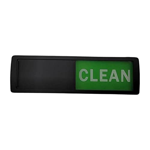 Spülmaschinen-Magnet Clean Dirty Sign - Magnetschild Spülmaschine sauber und schmutzig aus Edelstahl,Verschluss ändert sich nur, wenn Sie ihn drücken, kratzfestes, sauberes, schmutziges Schild Jimtuze von Jimtuze