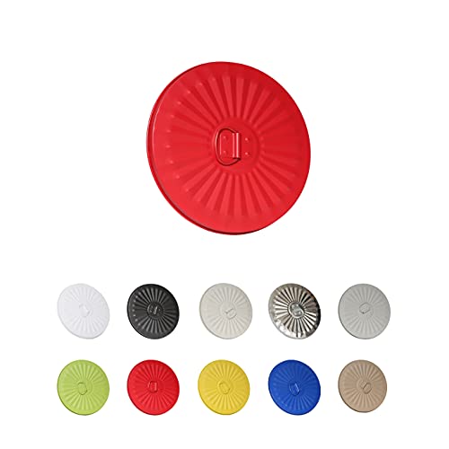 Jinfa Deckel für die Tonne Größe L | Rot| Ø 36 cm | 35 Liter von Jinfa