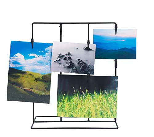 Jinfa Tisch Bildrahmen Foto-hold mit 8 Metallclips Metall 25 x 10 x 30 cm, schwarz Jinfa Tisch Bildrahmen Foto-hold mit 8 Metallclips Metall 25 x 10 x 30 cm, schwarz von Jinfa