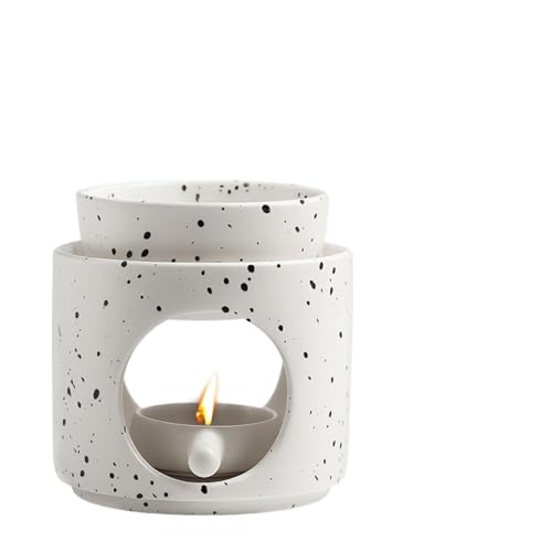 Duftlampe Teelicht mit Teelichthalter, Duftlampe für Ätherische Öle, Candle Warmer Lamp, Keramik Räucherstövchen, Duftöl und Duftwachs diffusor, Stövchen für ätherische Öle, Abnehmbare, Tintenfarbe Duftlampe Teelicht mit Teelichthalter, Duftlampe für Ätherische Öle, Candle Warmer Lamp, Keramik Räucherstövchen, Duftöl und Duftwachs diffusor, Stövchen für ätherische Öle, Abnehmbare, Tintenfarbe von Jinfanshurich