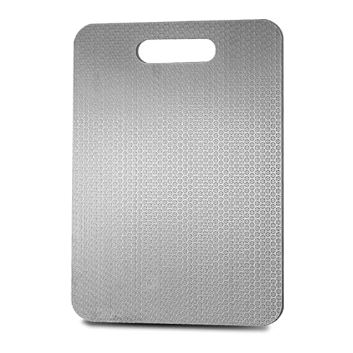 Schneidebrett Edelstahl 316, Hochwertiges Silit Schneidebrett mit Rutschfester Wabenoberfläche, Beidseitig Verwendbar, Rostfrei & Langlebig, Lebensmittelecht, Antibakteriell & BPA Frei (46 * 30cm) Schneidebrett Edelstahl 316, Hochwertiges Silit Schneidebrett mit Rutschfester Wabenoberfläche, Beidseitig Verwendbar, Rostfrei & Langlebig, Lebensmittelecht, Antibakteriell & BPA Frei (46 * 30cm) von Jinfanshurich