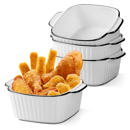 4er Set Auflaufform klein Hochwertige Keramik kleine Auflaufformen mit Griffen, Ofen, Mikrowellen und Airfryer tauglich,Perfekt für Gratin, Pasta, Desserts und mehr Kleine Auflaufform für 1 Person 4er Set Auflaufform klein Hochwertige Keramik kleine Auflaufformen mit Griffen, Ofen, Mikrowellen und Airfryer tauglich,Perfekt für Gratin, Pasta, Desserts und mehr Kleine Auflaufform für 1 Person von Jinfanshurich