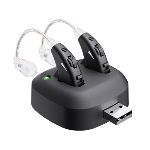 JINGHAO Wiederaufladbarer Sound-Verstärker, Geräusch Verstärker, Klang-Verstärker für hinter Ohr – Ear Enhancer, Hochwertige Surround-Noise-Unterstützung USB Ladestation JINGHAO Wiederaufladbarer Sound-Verstärker, Geräusch Verstärker, Klang-Verstärker für hinter Ohr – Ear Enhancer, Hochwertige Surround-Noise-Unterstützung USB Ladestation von JingHao