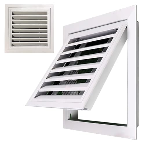 1 Stück robuste Zugangsklappe aus Aluminiumlegierung mit Filtergitter – anpassbare Größe, verdeckter Schalter for einfache Installation(White,7.9x11.8in) von JingJiangBo